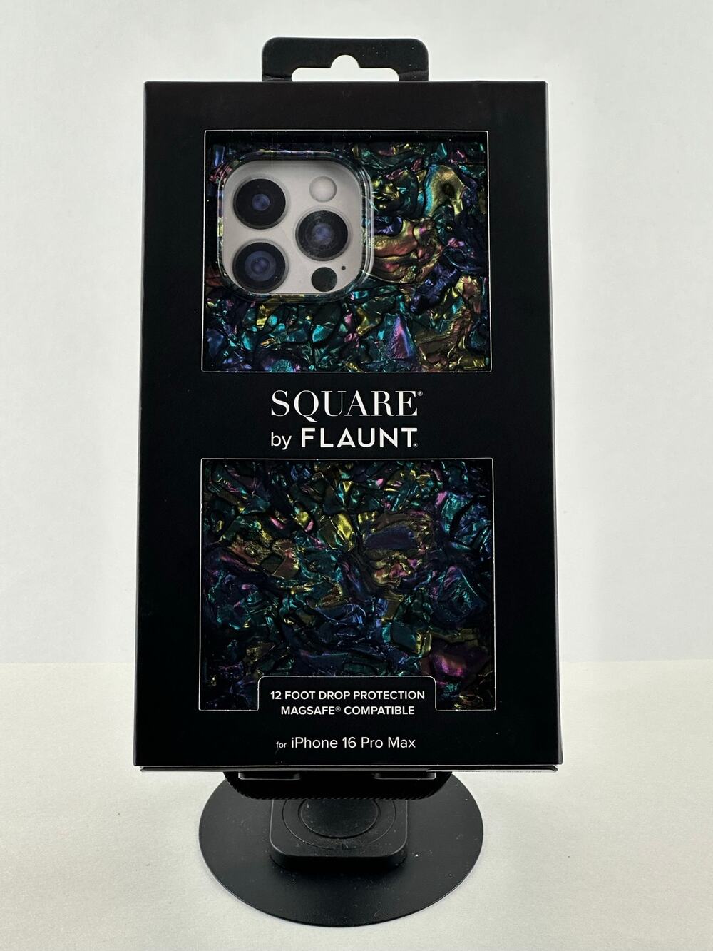 Square by Flaunt iPhone 16 Pro Max Multicolor Abalone Case NWT MSRP: $55.00